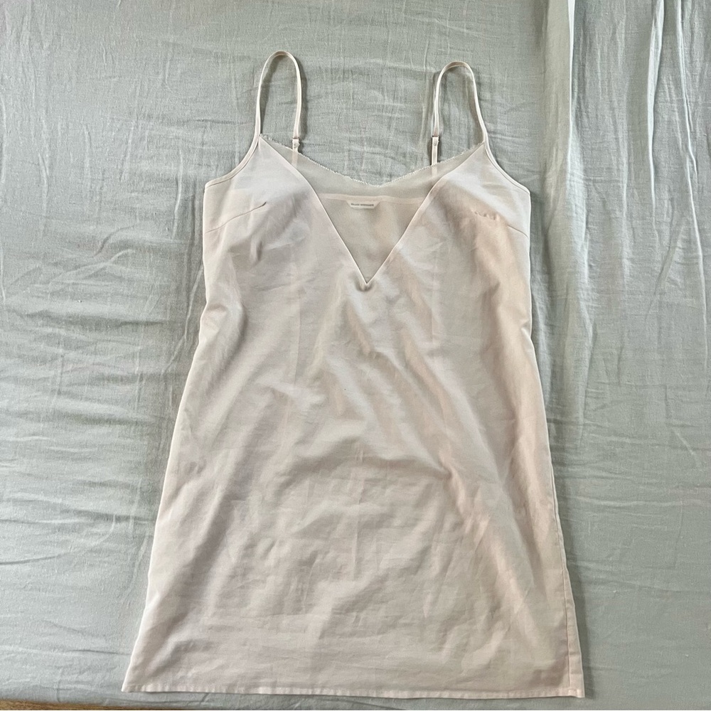 Club Monaco Pink Spaghetti Strap V-Neck Slip Sz. 6